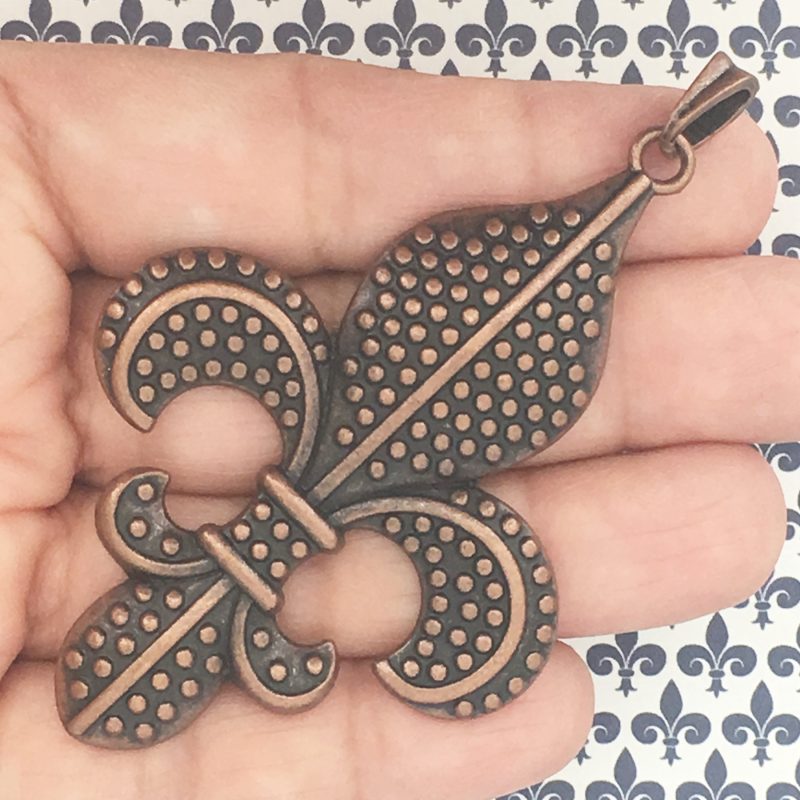Fleur De Lis Pendants for Jewelry Making