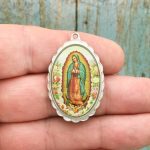 2 Our Lady of Guadalupe Pendant Silver by TIJC SP1696