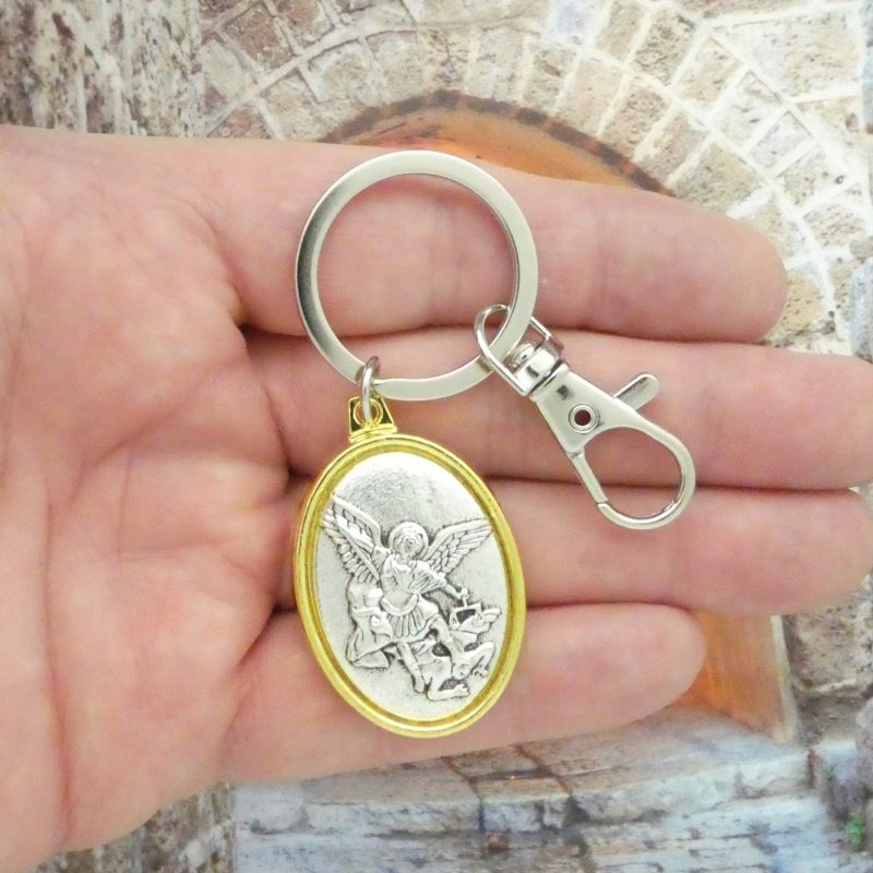 St Michael Keychain