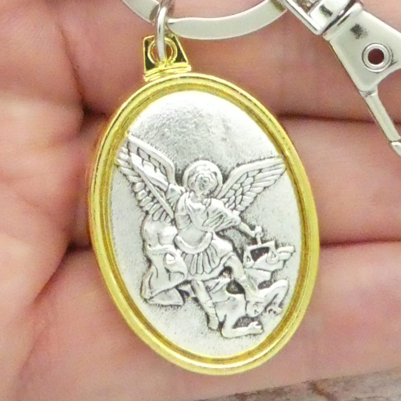 St Michael Key Ring