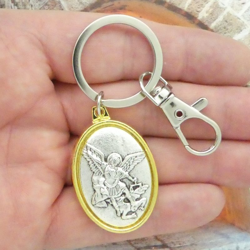 St Michael Key Chain