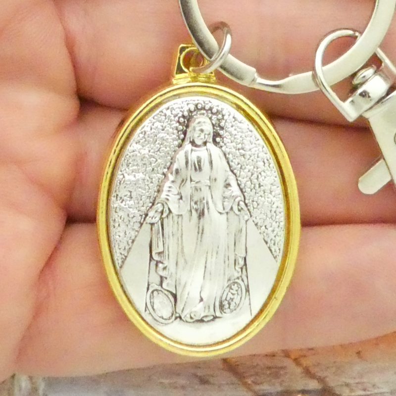 Our Lady of Grace Key Ring