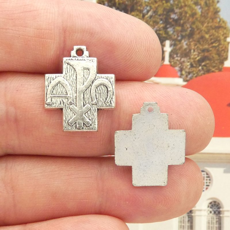 alpha and omega cross pendants bulk
