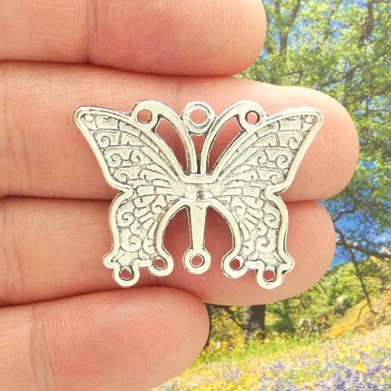 Silver Butterfly Charm
