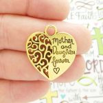 Mother Daughter Charms Gold