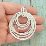 Silver Circle Pendant Necklace