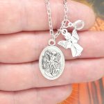 St Michael Charm Necklace