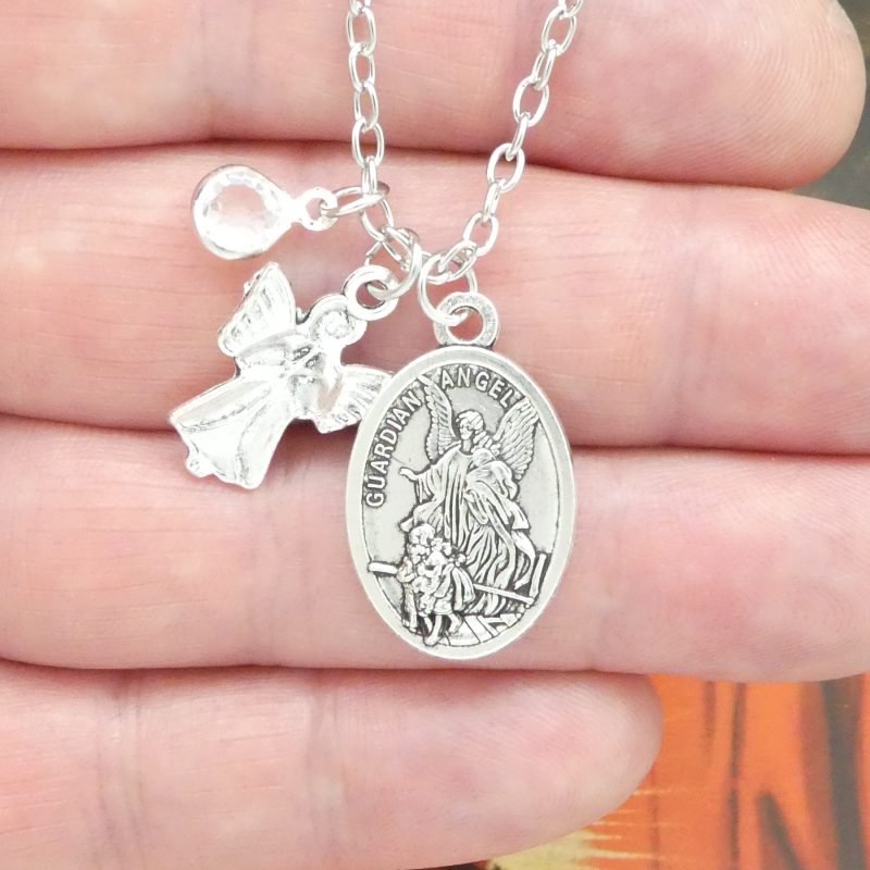 Guardian Angel Charm Necklace