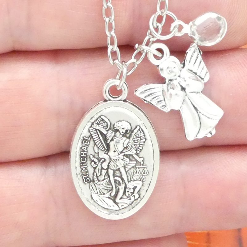 St Michael Medal Necklace