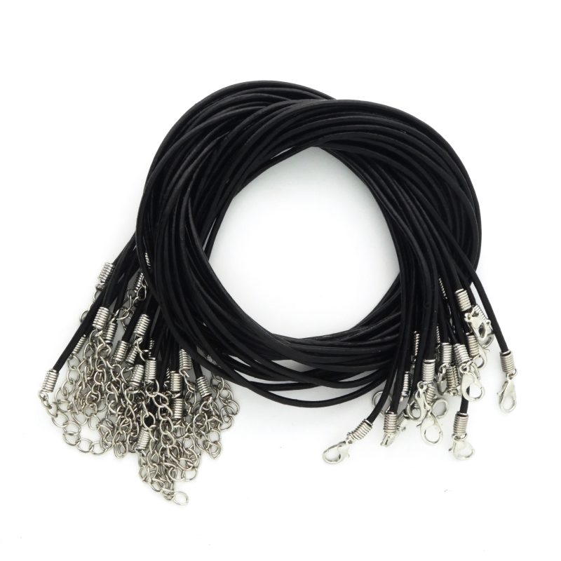 black leather cords bulk