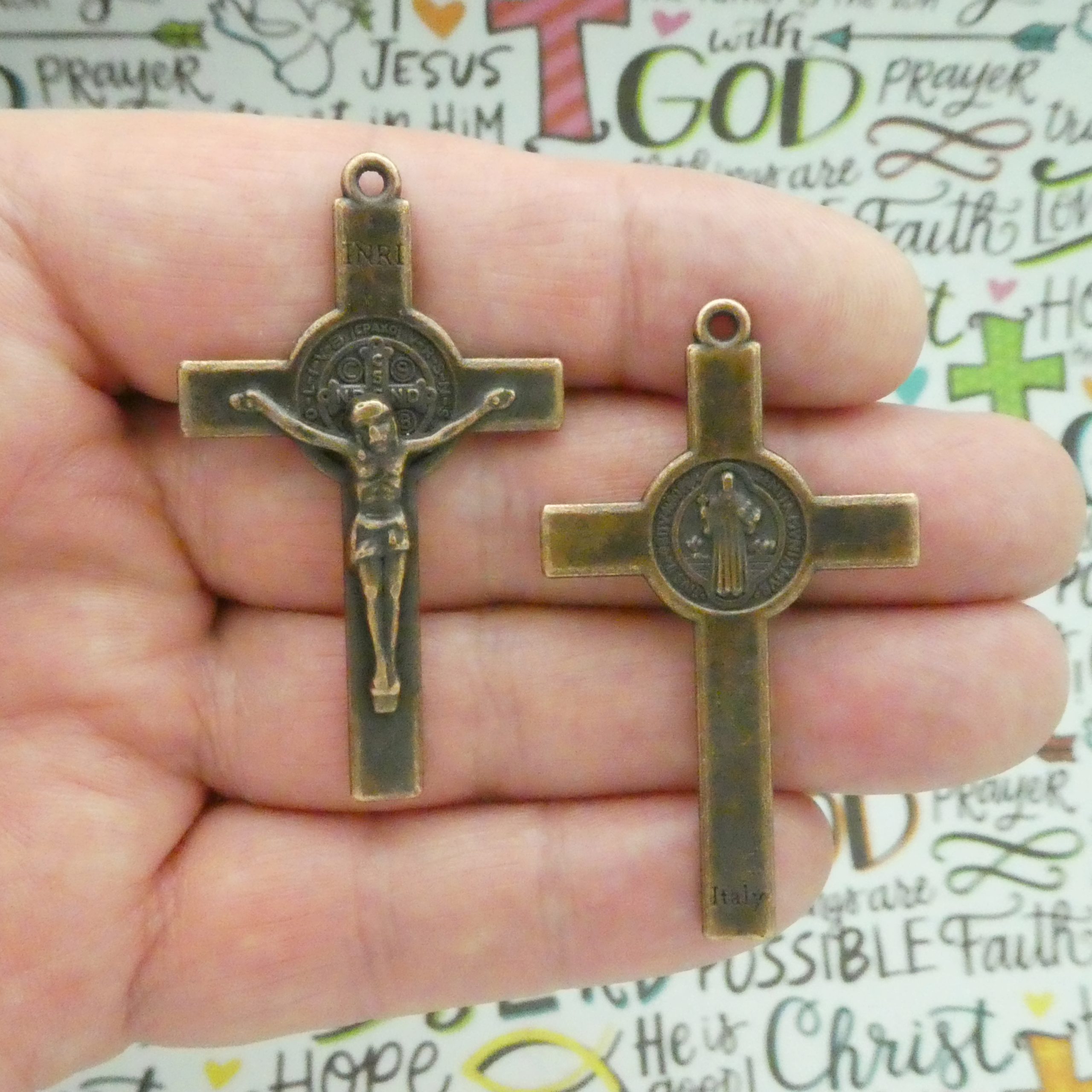 St Benedict Crucifix Pendants Wholesale