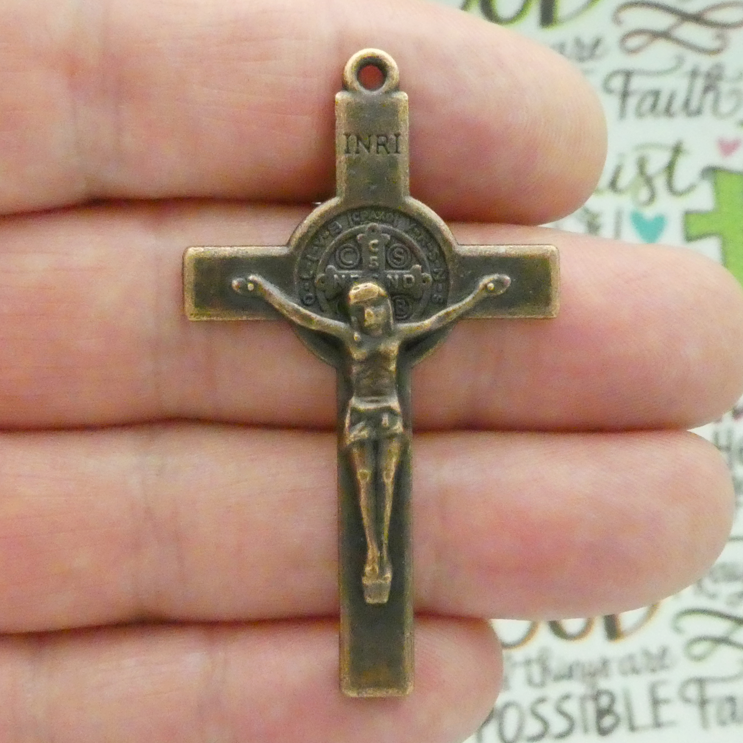 St Benedict Crucifix for Rosary Making