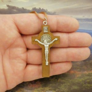 St Benedict Crucifix Necklace