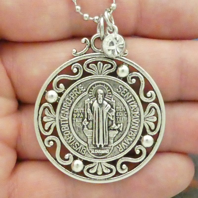 St Benedict Pendant Necklace