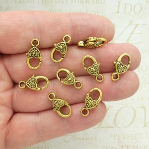 heart lobster clasp bulk
