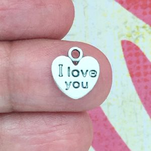 I Love You Heart Charm