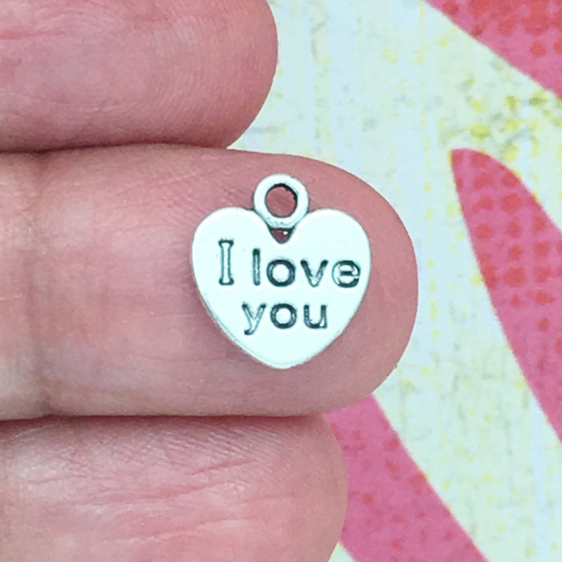 I Love You Heart Charm