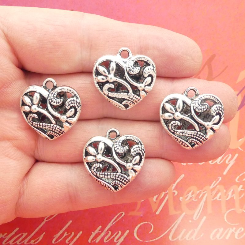 Heart Charms Bulk