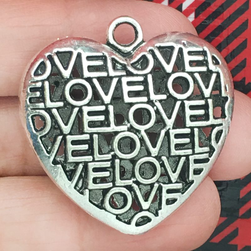Silver Love Heart Pendant