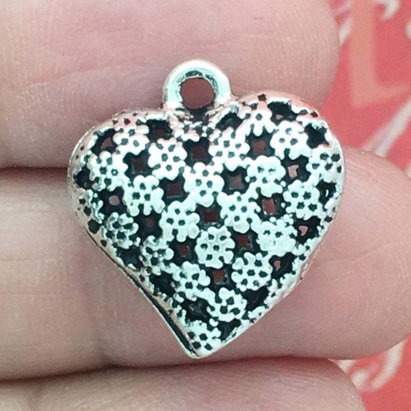 Silver Heart Charm