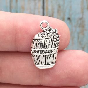 wine barrel charm