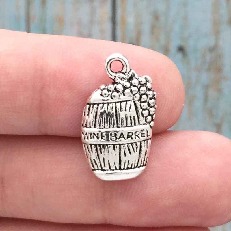 wine barrel charm