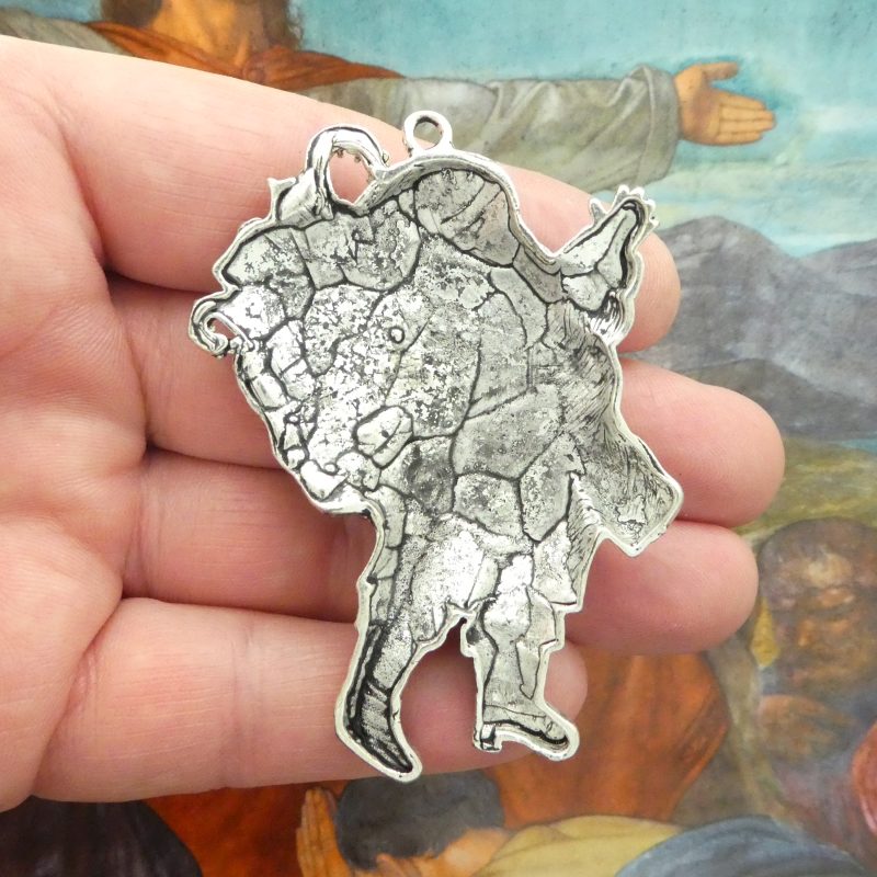 1 Silver Santa Claus Pendant by TIJC SP1613 - Image 5