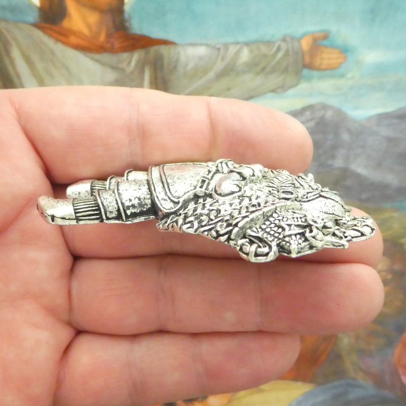 1 Silver Santa Claus Pendant by TIJC SP1613 - Image 3