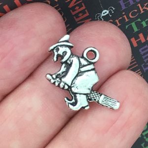 Silver Witch Charm