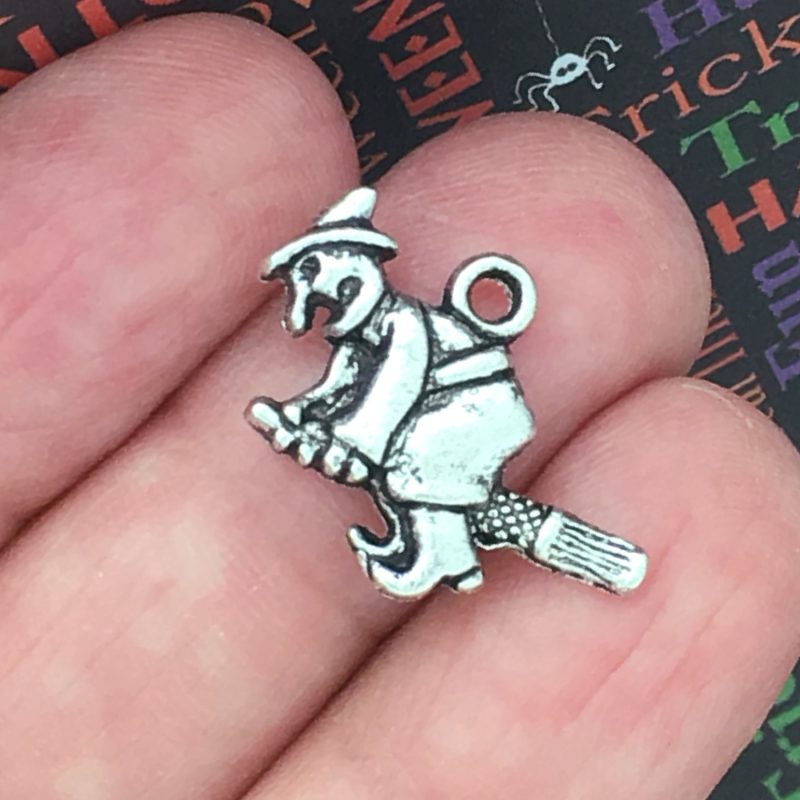 Silver Witch Charm