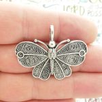 silver butterfly charm