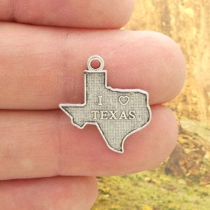 Silver Texas Charm