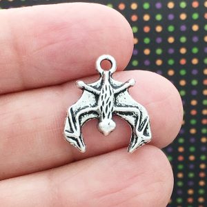 silver bat charm