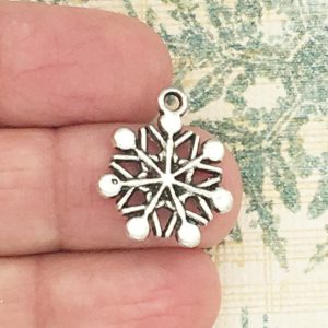Snowflake Charms for Bracelets