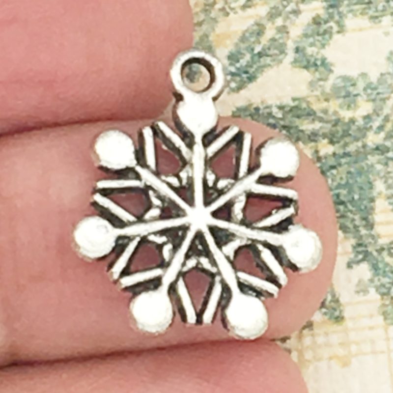 Snowflake Charm Silver