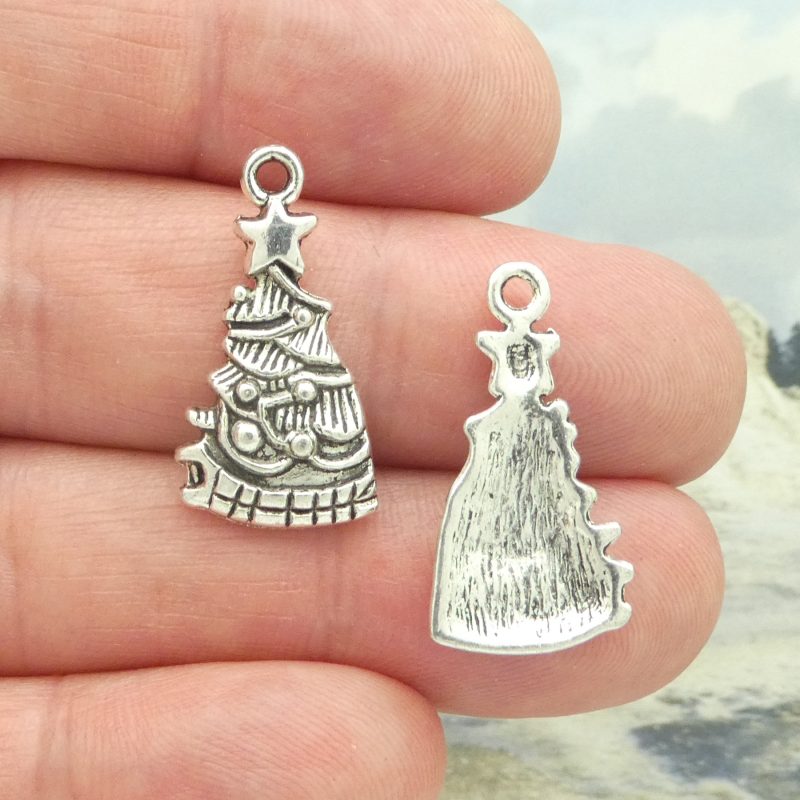 Christmas Tree Charm for Jewelry