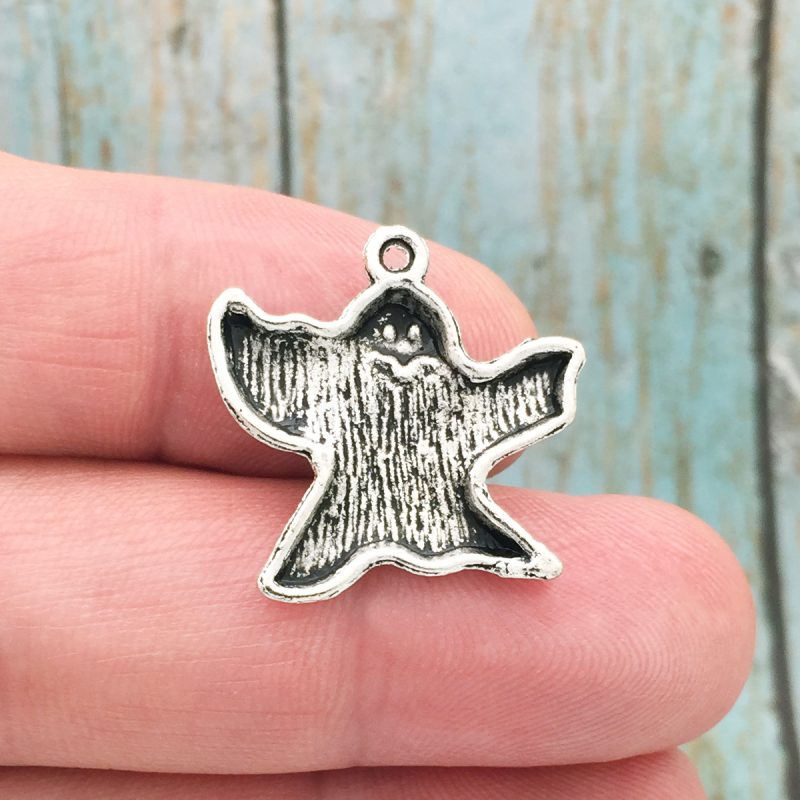 8 Ghost Charm Silver by TIJC SP0748 - Image 2