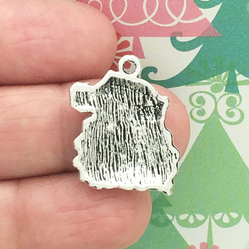 8 Santa Claus Charm Silver by TIJC SP1067 - Image 3