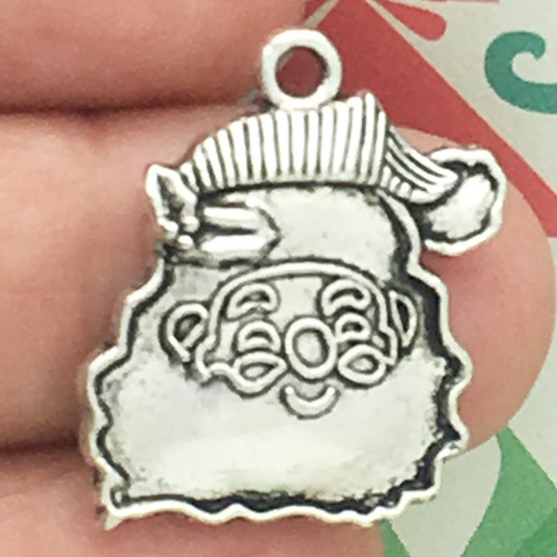 Santa Claus Charm Silver
