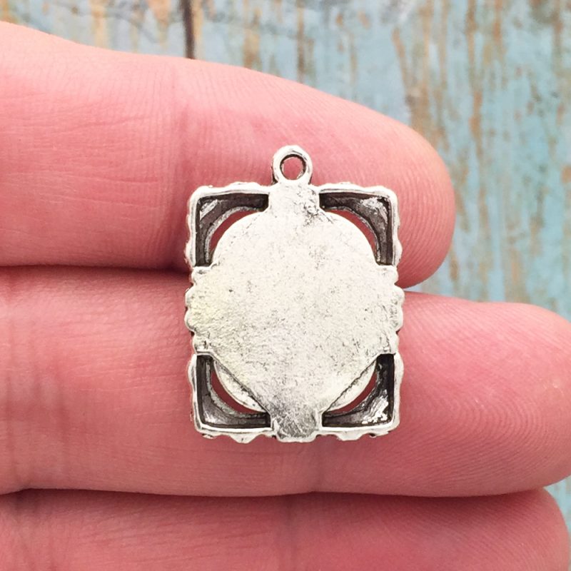 6 Photo Picture Charm Pendant Silver by TIJC SP0127 - Image 2