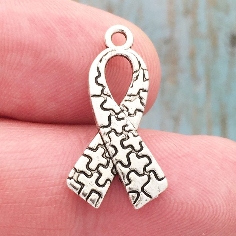 autism puzzle charm