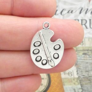 artist palette charm