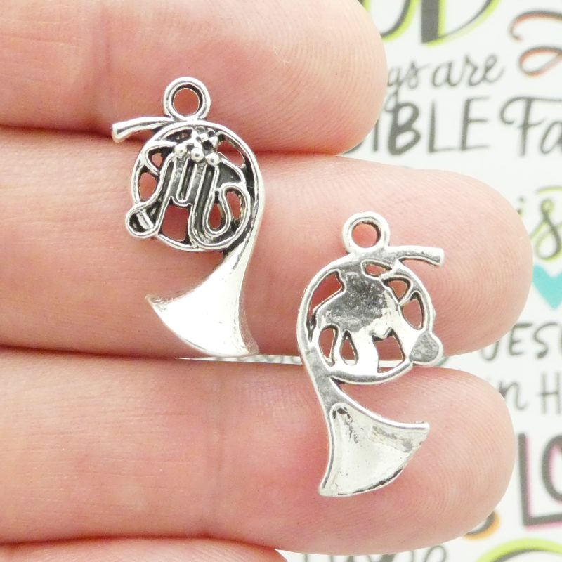 French horn charms for bracelets