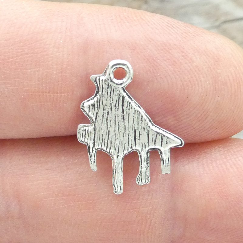 Bulk 60 Piano Charm Music Silver by TIJC SP0317B - Image 3