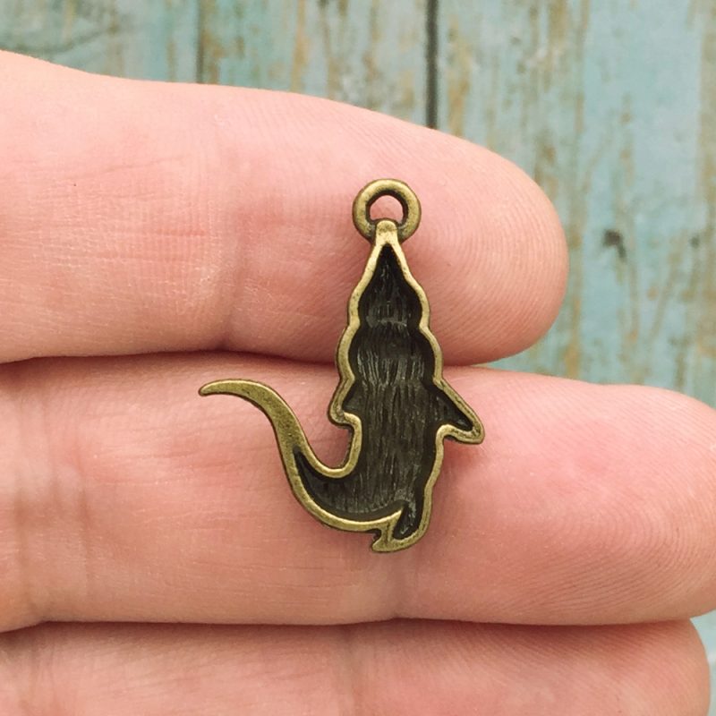 10 Alligator Charm Bronze by TIJC SP0714 - Image 2