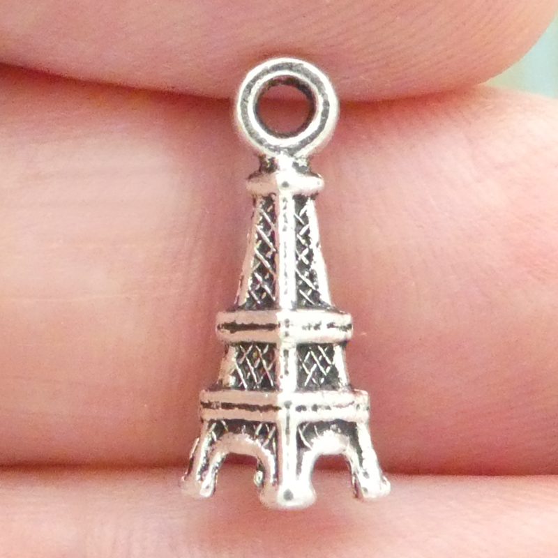 Silver Eiffel Tower Charm