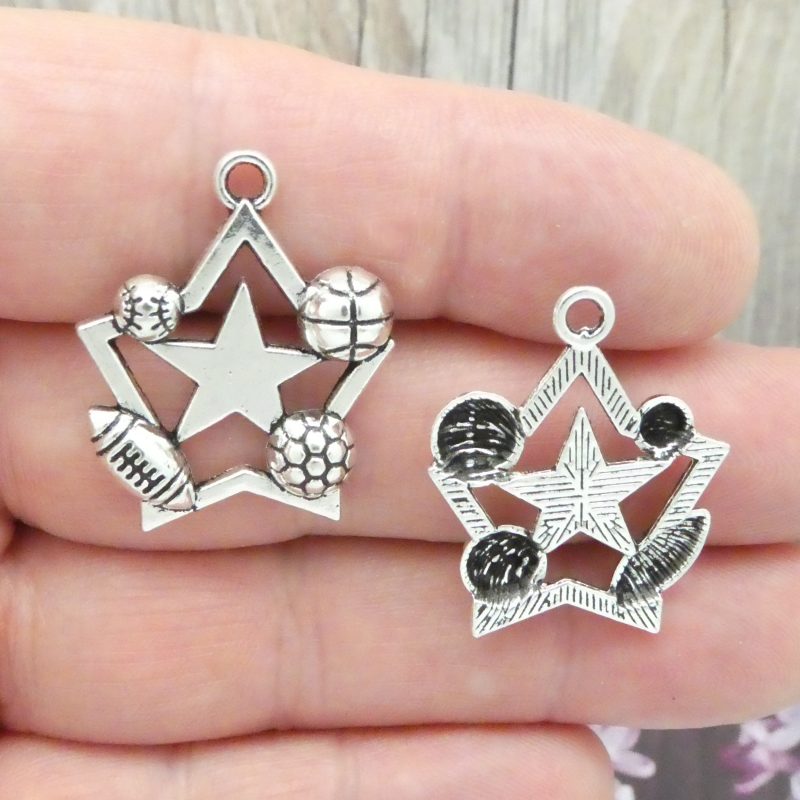 sports charms bulk wholesale