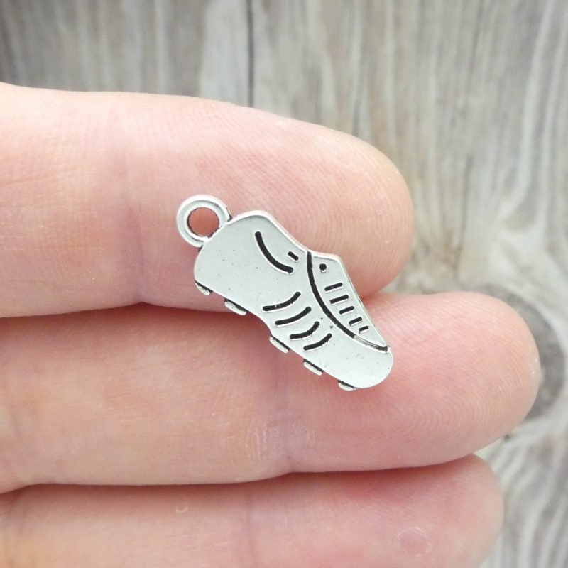 12 Silver Sports Shoe Charm by TIJC SP0988 - Image 2