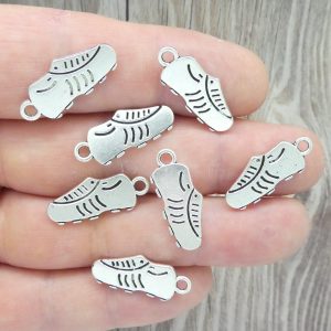 BULK 60 Silver Sports Shoe Charm by TIJC SP0988B