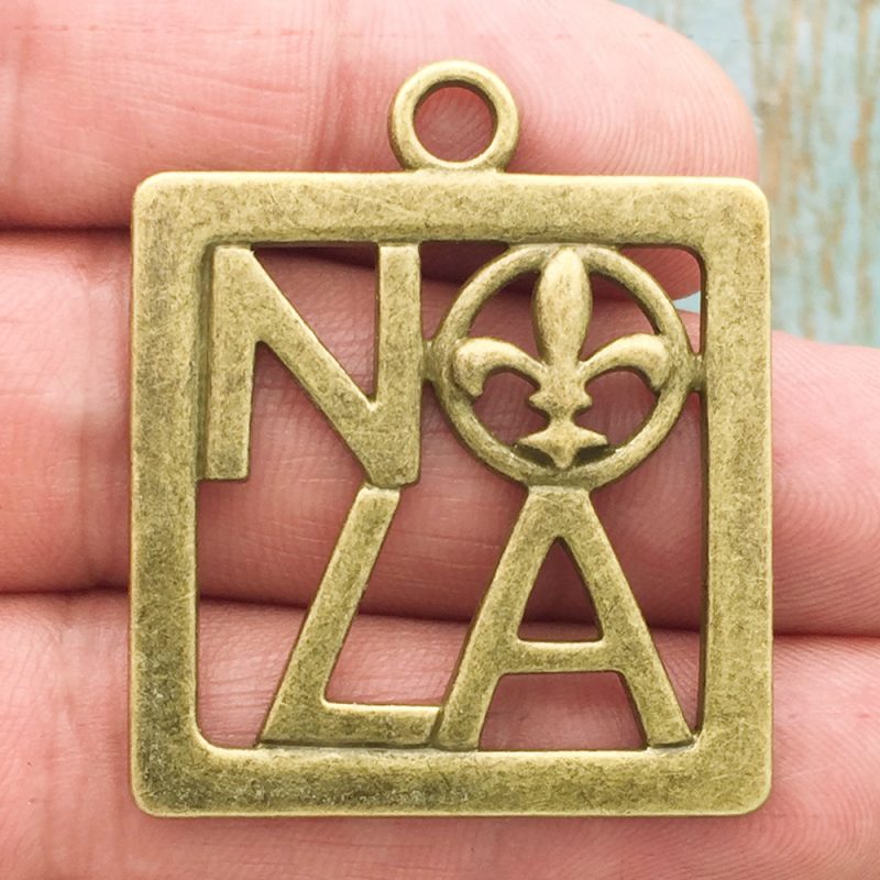 2 New Orleans Charm Pendant Bronze SP1699 - Image 3